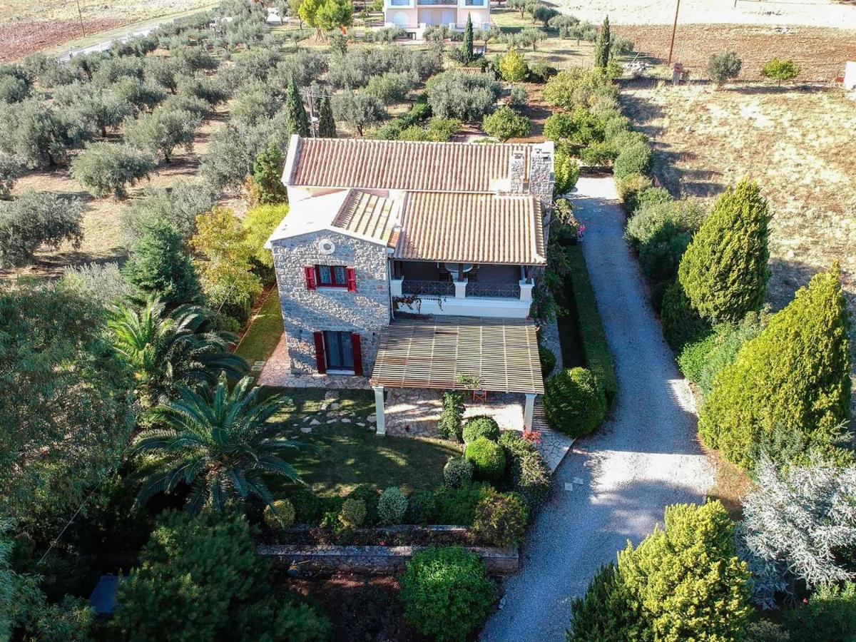 Galaxidi Mansion Villa Bagian luar foto